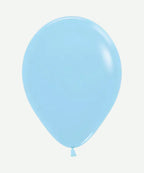 Globos Pastel Mate Azul