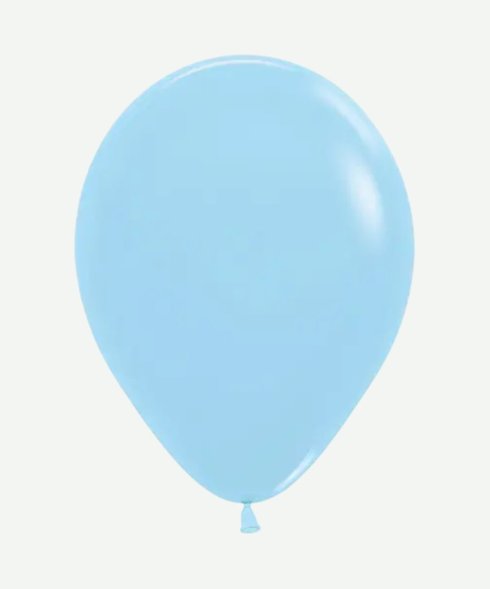 Globos Pastel Mate Azul