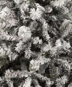 Pino Bahamas Verde Flockizado Árbol de Navidad Decorativo Nevado Artificial