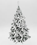 Pino Príncipe Verde BM Flockizado Árbol de Navidad Nevado Artificial Decorativo