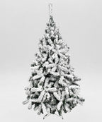 Pino Príncipe Verde BM Flockizado Árbol de Navidad Nevado Artificial Decorativo