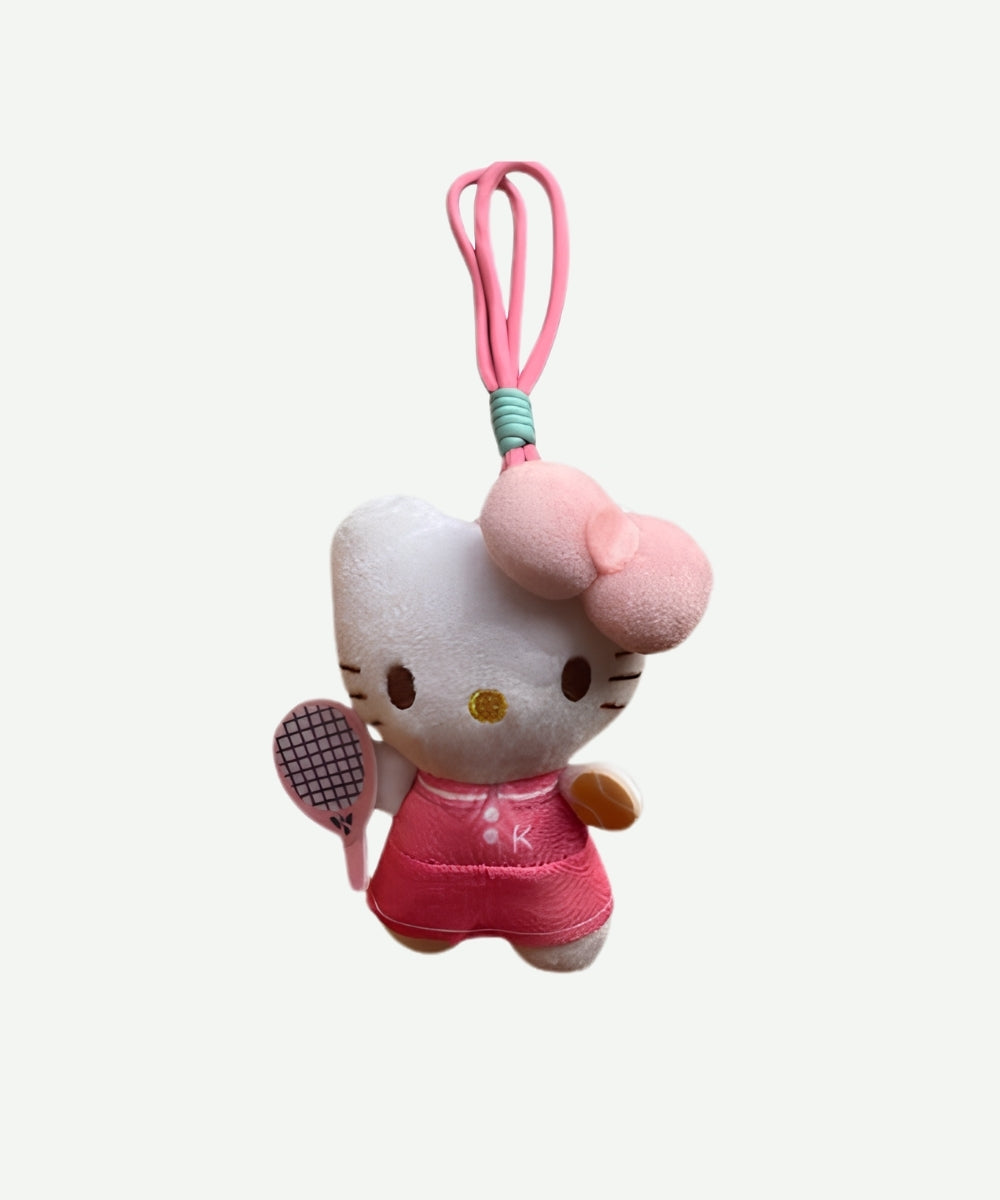 Peluche Llavero de Hello Kitty con Raqueta