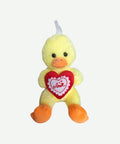 Peluche Pato Amarillo con Corazon