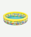 Piscina Inflable Infantil de 3 Anillos Diseño Floral para Niños