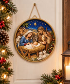 Placa Decorativa Nacimiento de Jesús 20 cm