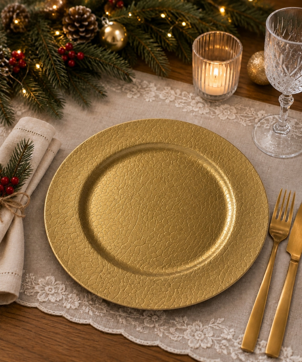 Plato Grietas Desierto Rojo 33*33*1.9
