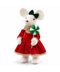 Ratón Decorativo Navideño Rojo y Verde 15 x 22 x 50 cm