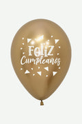 Globos Feliz Cumpleaños Triangulos