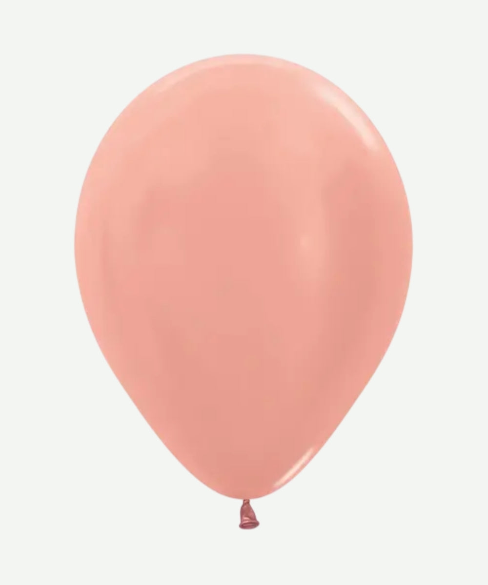 Globos Metal Dorado Rosa