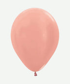 Globos Metal Dorado Rosa