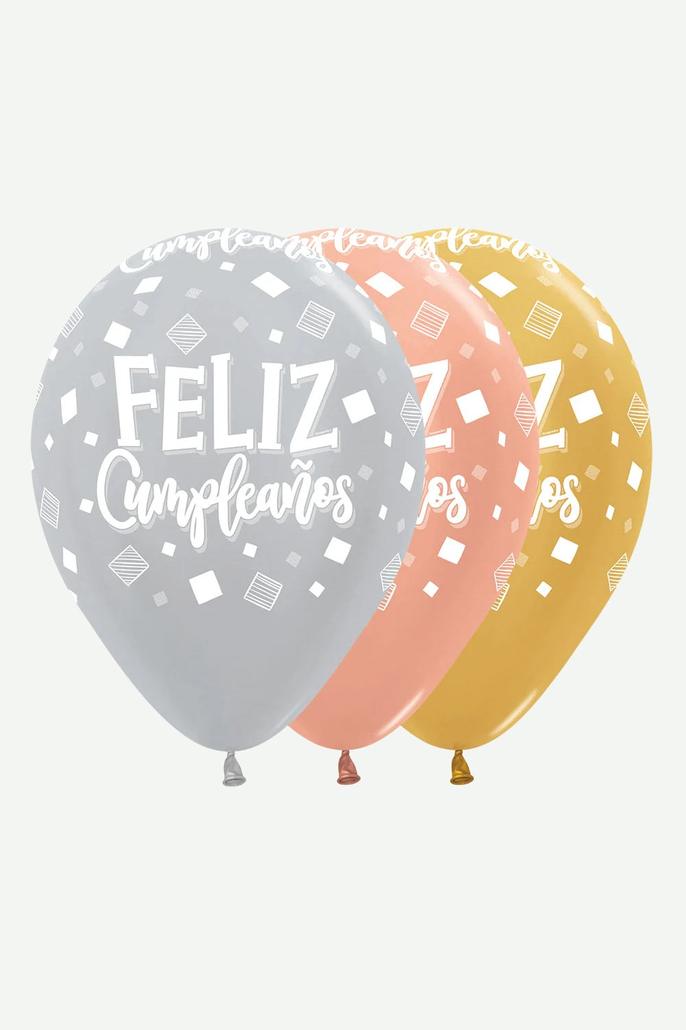 Globos Feliz Cumpleaños Cuadrados