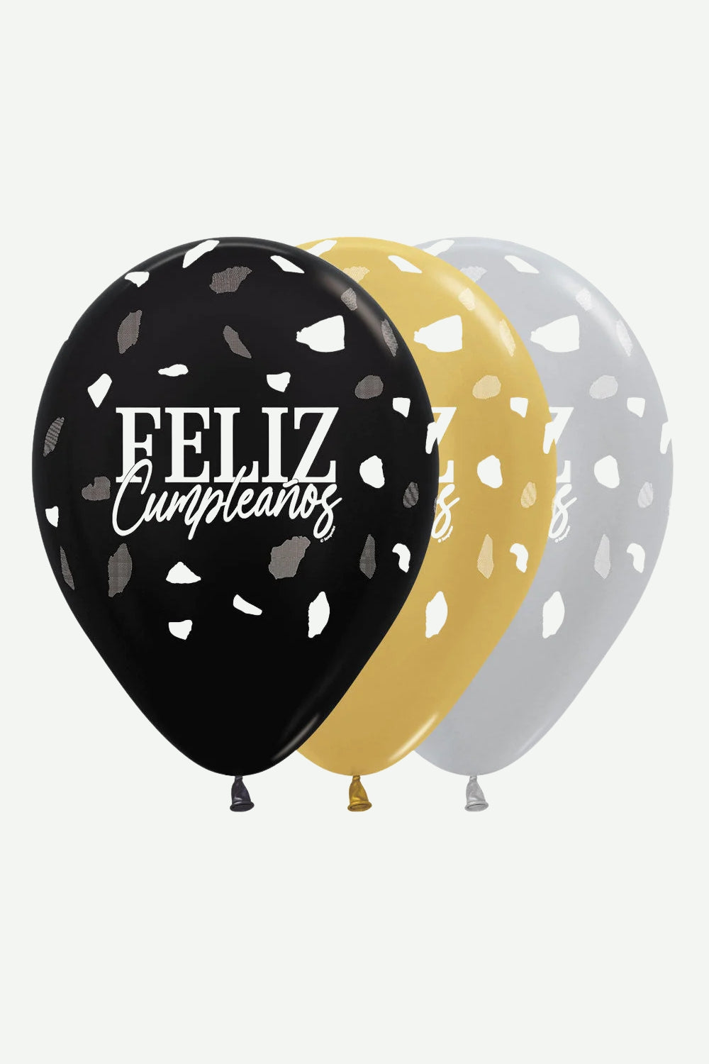 Globos Feliz Cumpleaños Terrazo