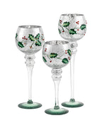 Set x3 Copas Navideñas Decorativas 40/35/30 cm