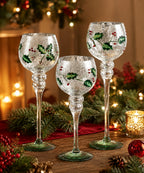 Set x3 Copas Navideñas Decorativas 40/35/30 cm decoracion