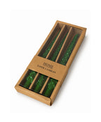 Set x3 Velas Navideñas Verdes Diseño Árbol