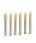 Vela Decorativa LED Set x6 Color Marfil
