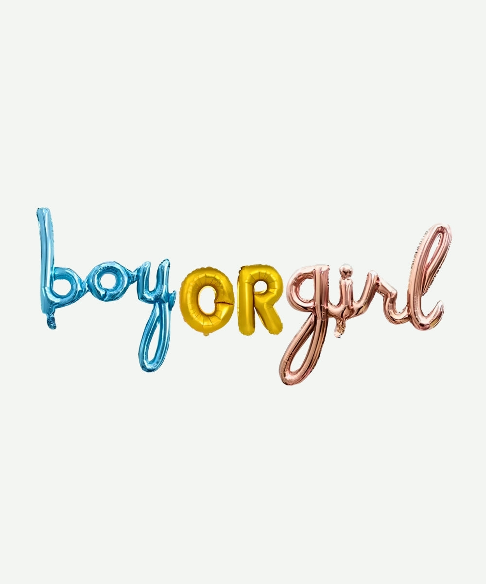 Bouquet de Globos Boy Or Girl - Set Decorativo de 3 piezas