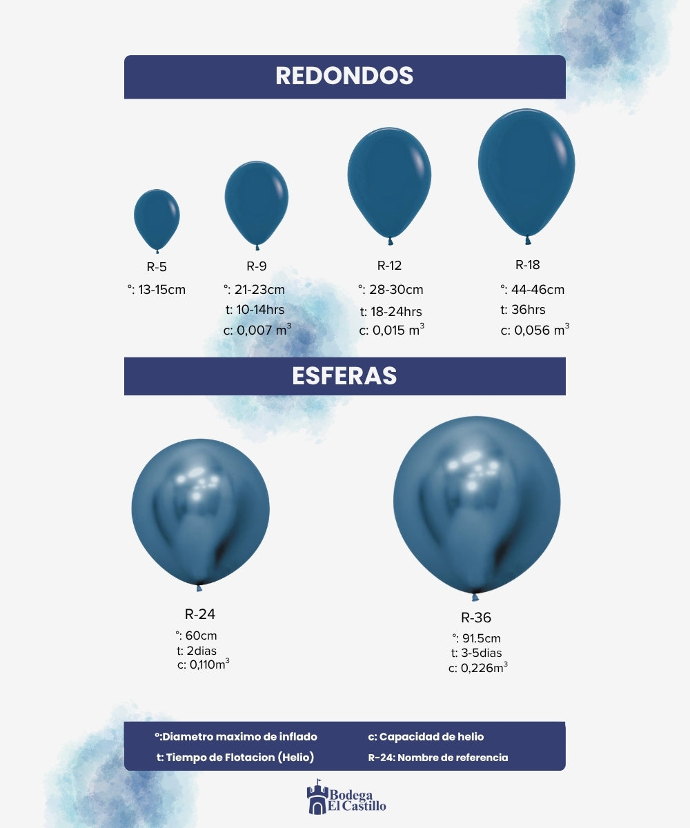 Globos Reflex Surtidos Deluxe