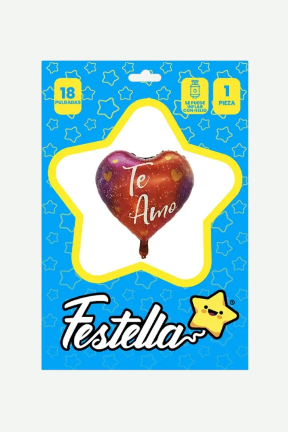 Globo Metalizado Corazon Estampado 18"