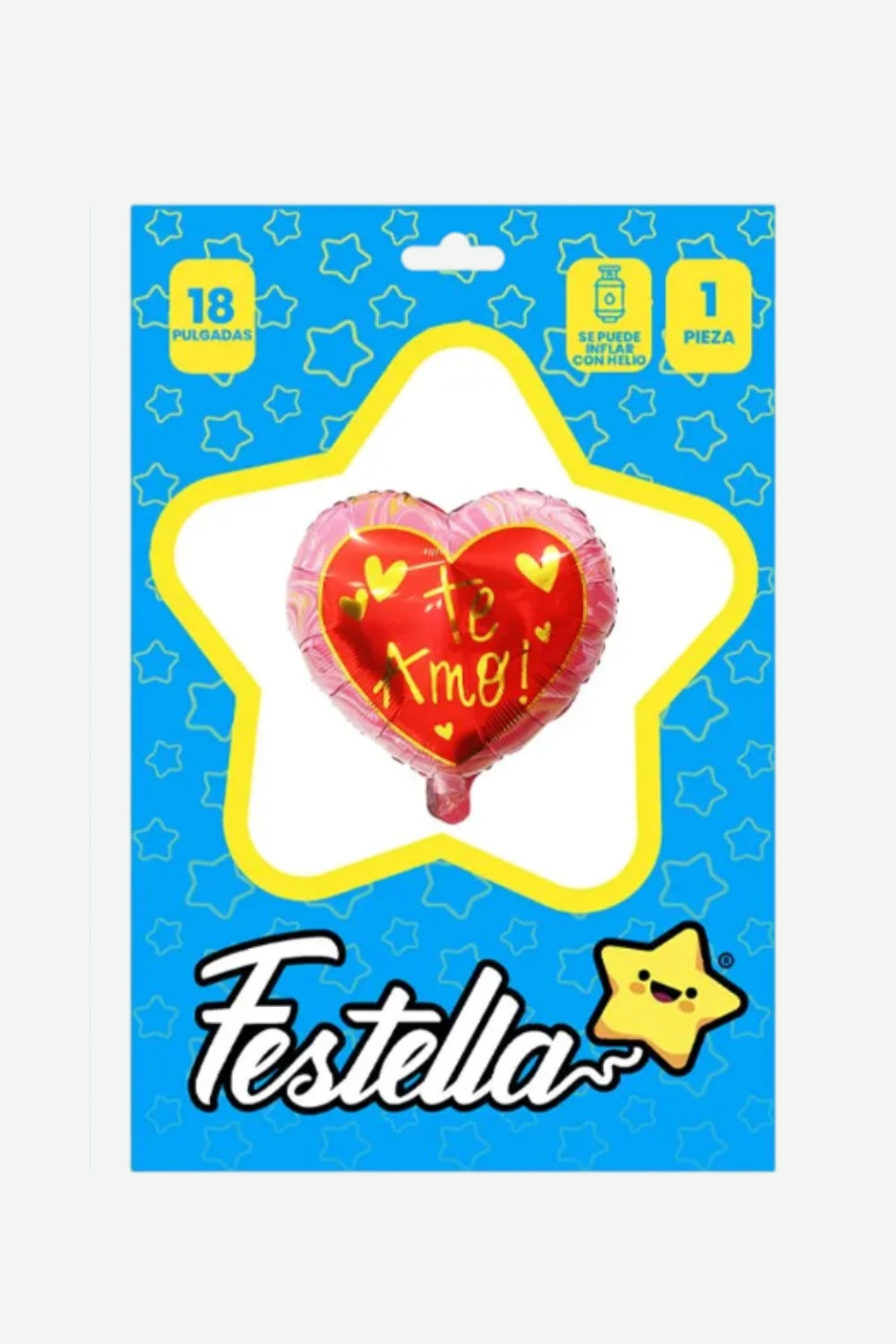 Globo Metalizado Corazon Estampado 18"