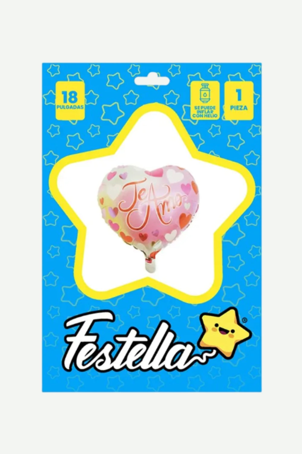 Globo Metalizado Corazon Estampado 18"