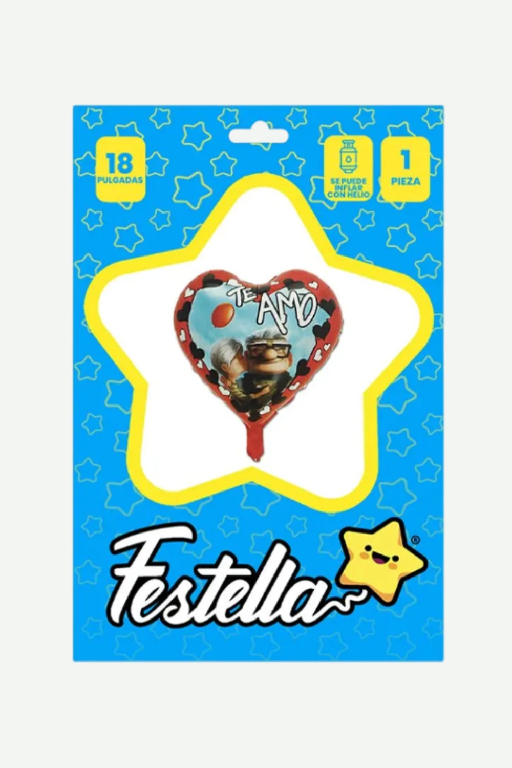 Globo Metalizado Corazon Estampado 18"