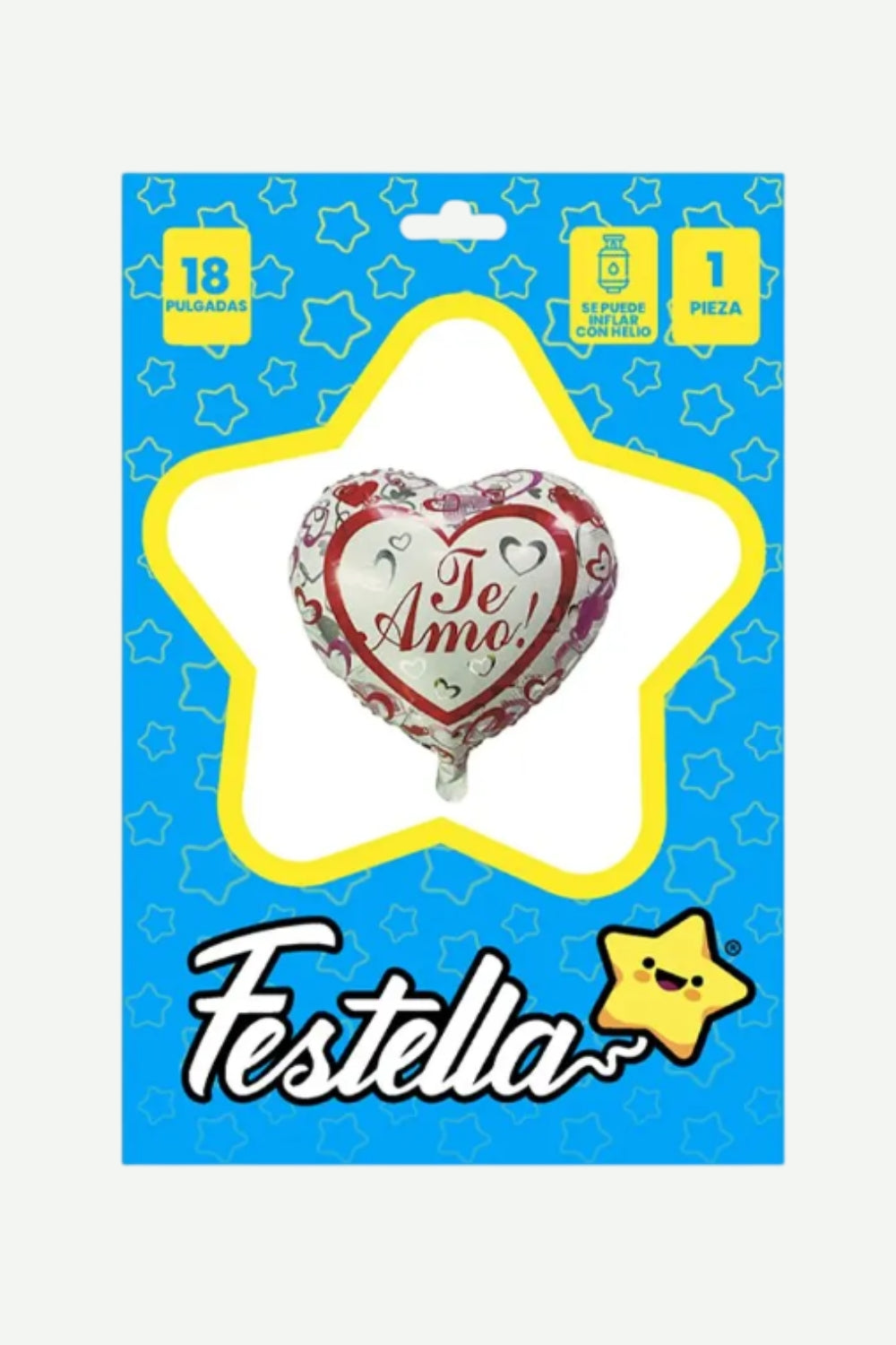 Globo Metalizado Corazon Estampado 18"