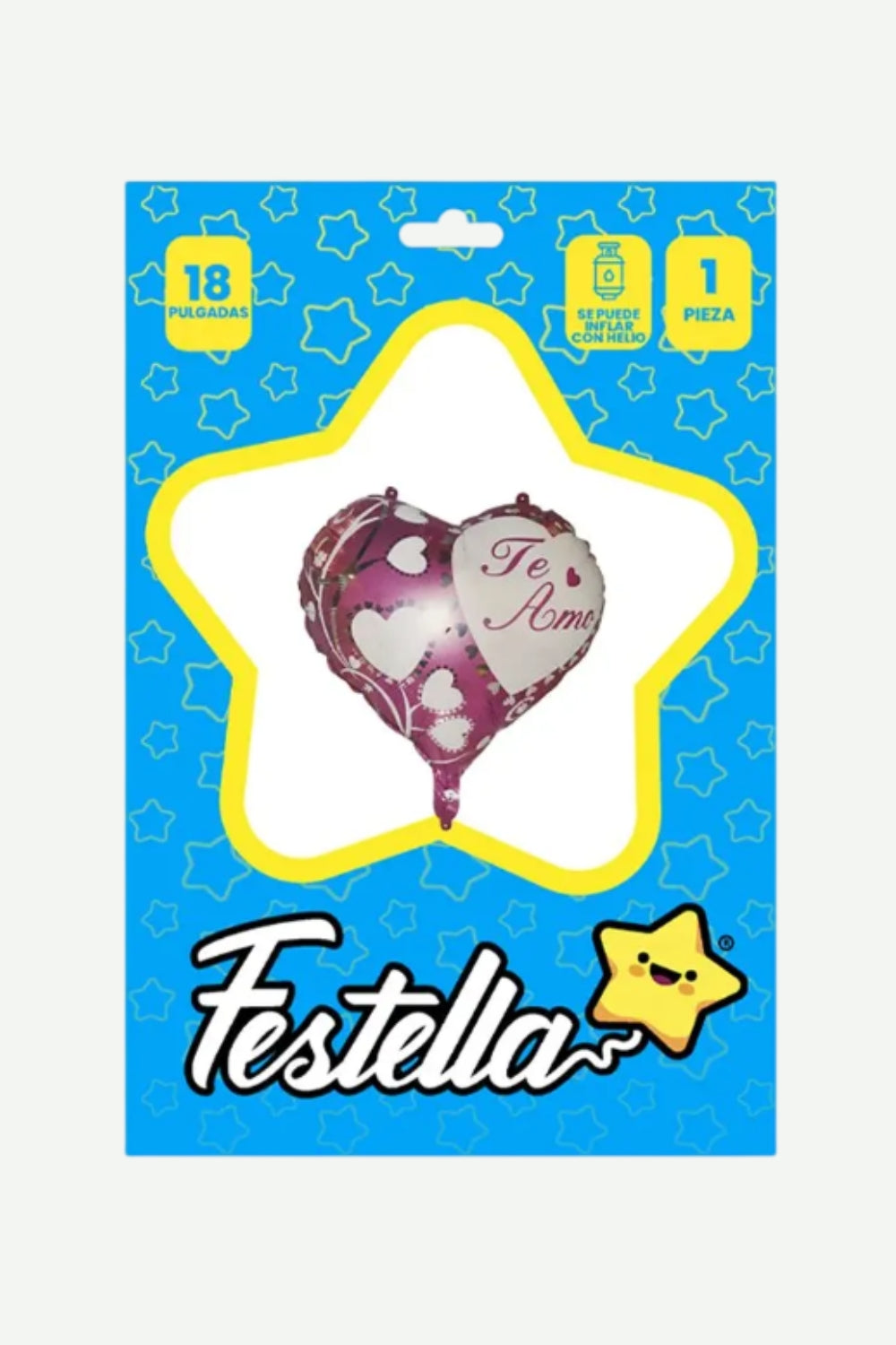 Globo Metalizado Corazon Estampado 18"