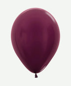 Globos Metal Vinotinto