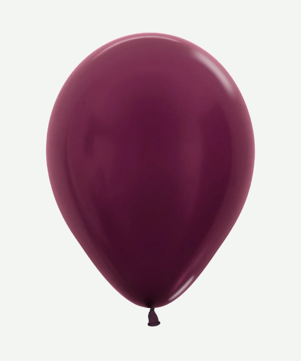 Globos Metal Vinotinto