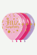 Globos Feliz Cumpleaños Fiesta Destellos