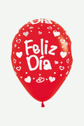 Globos Feliz Dia Corazones