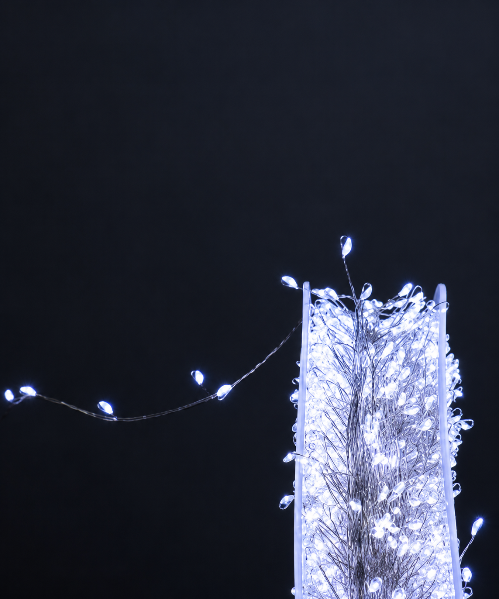 Luz Hada Blanca 50 m – 1000 Bombillos LED