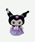 Peluche Amigos Kuromi Negro Con Morado