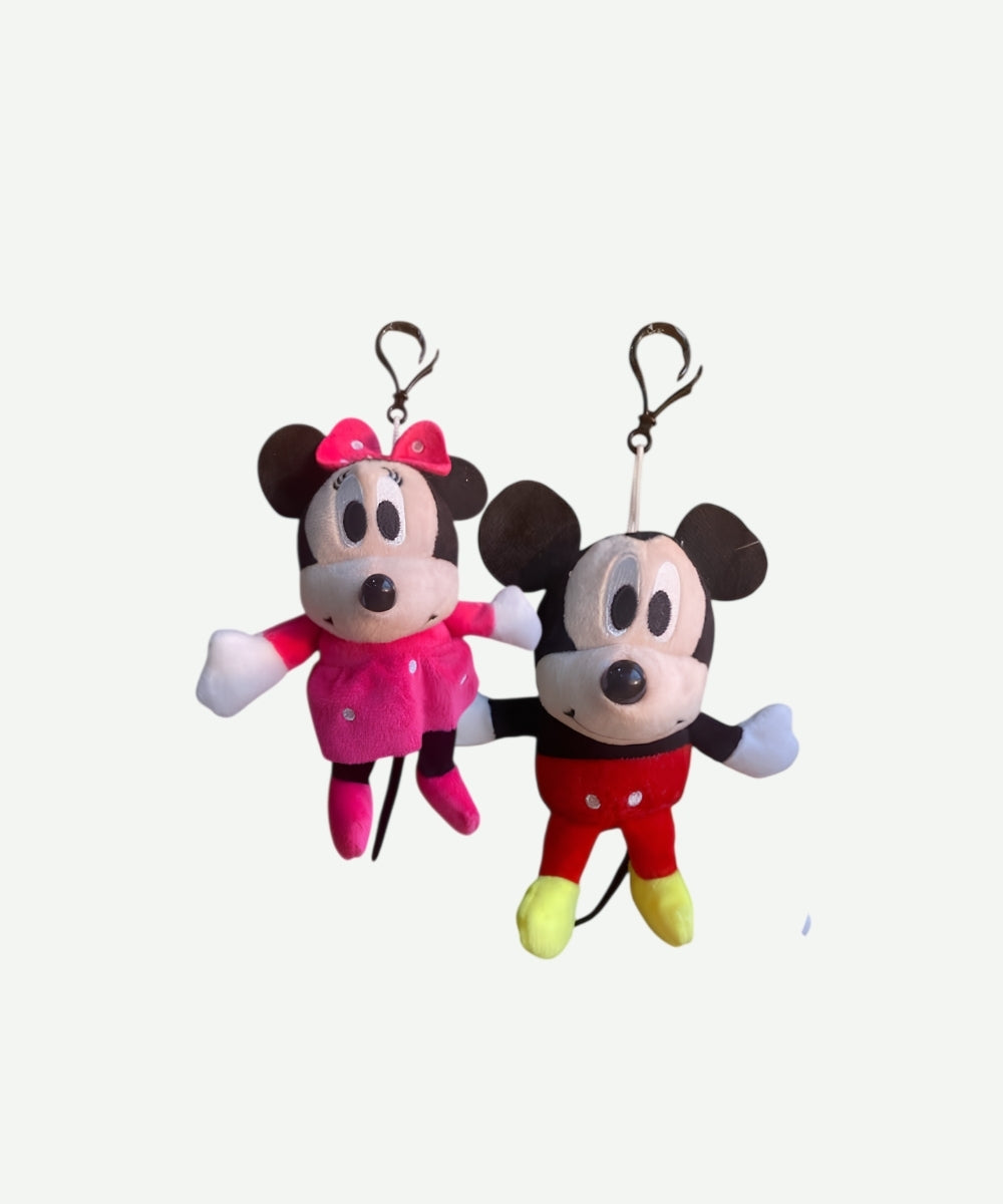 Peluche Llavero de Mickey y Minnie