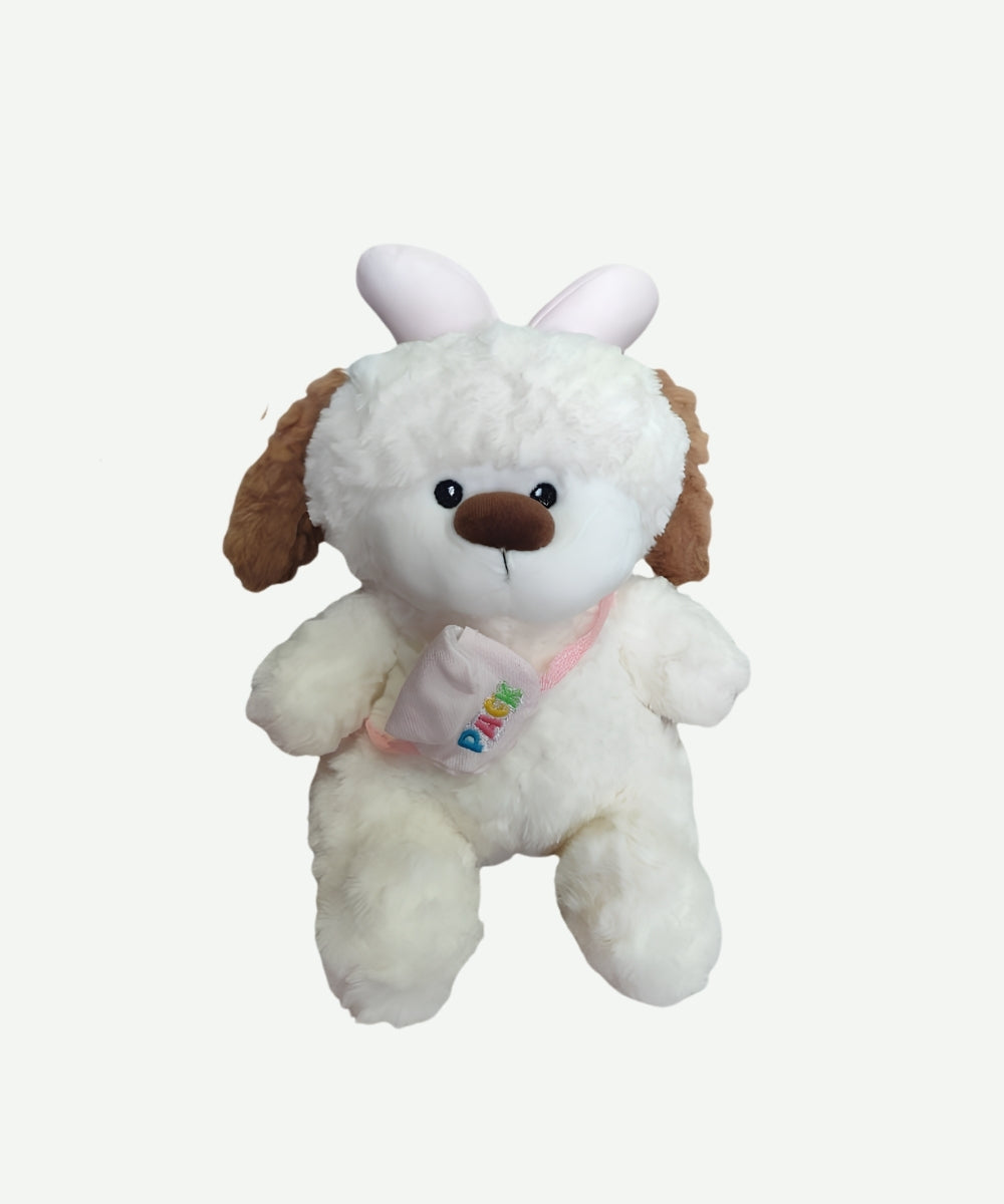 Peluche Perro con Bolso