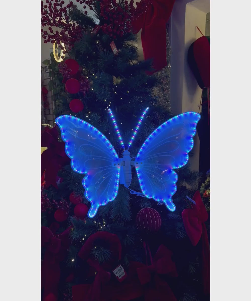 Mariposa con Movimiento Multicolor 60 cm