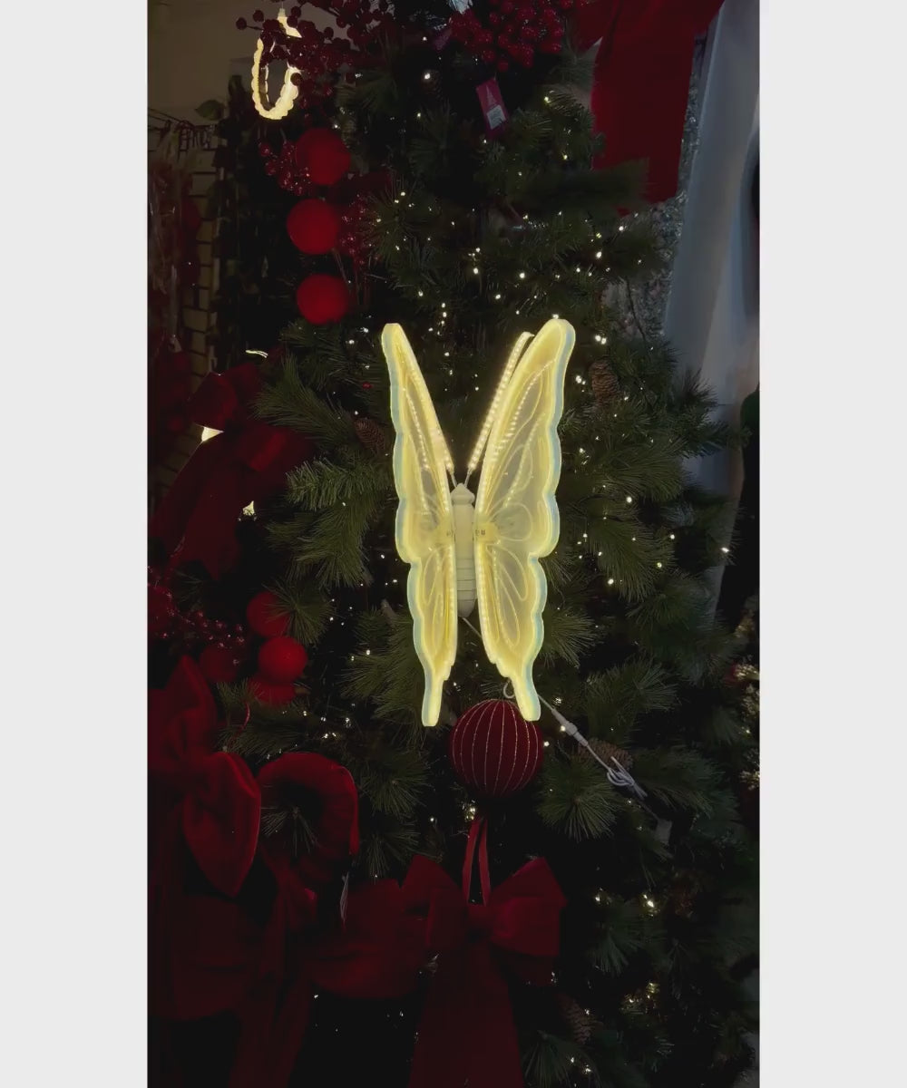 Mariposa con Movimiento Luz Cálida 60 cm