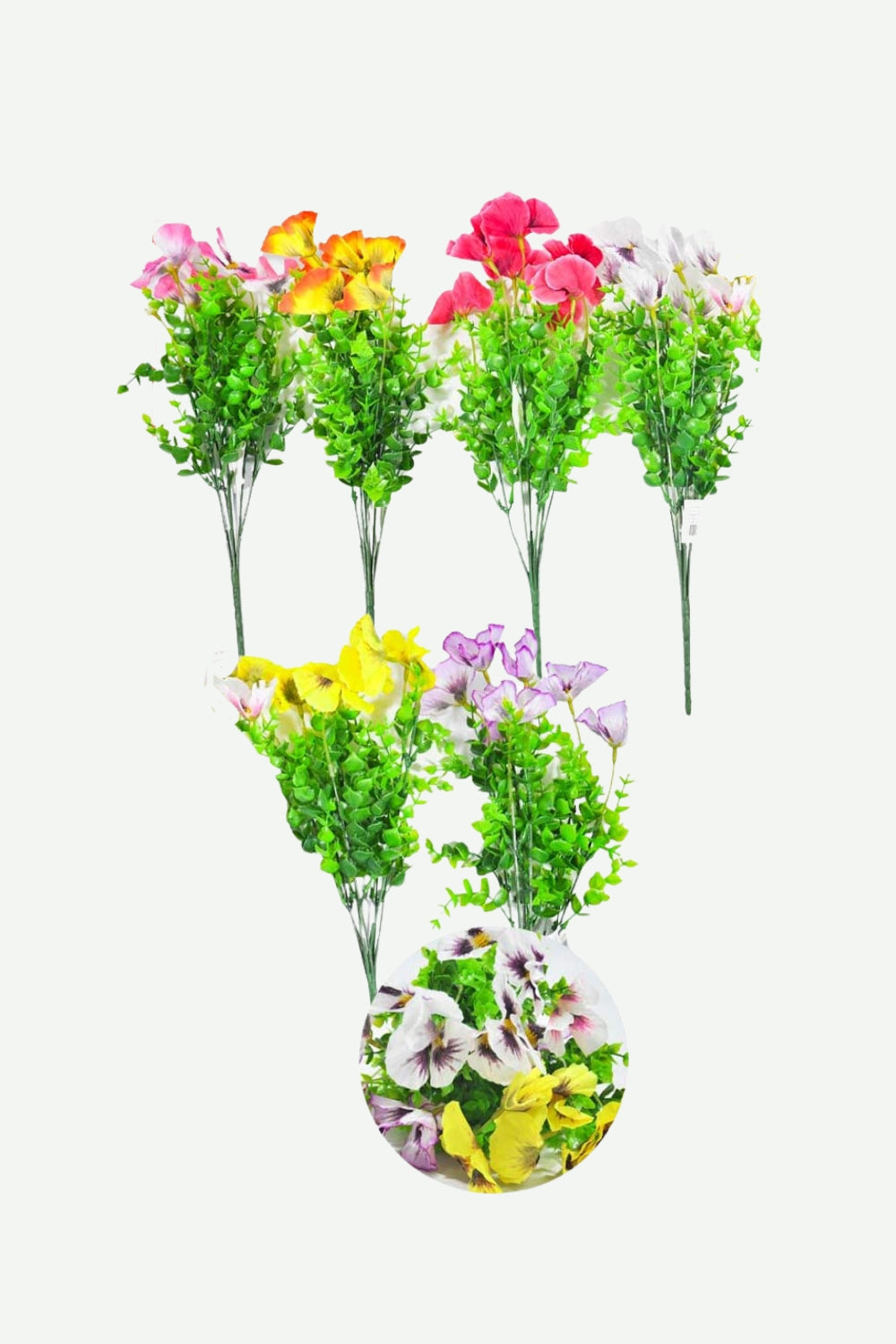 Flor Orquidea Artificial x5