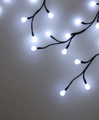Ramal Dorado con 220 Luces LED Blancas