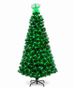 Árbol de Navidad de Fibra Óptica 1.80 m con Bluetooth para Música