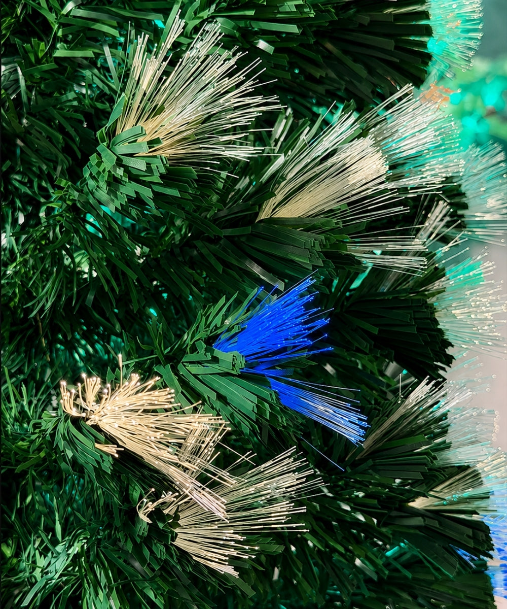 Árbol de Navidad de Fibra Óptica 2.10 m