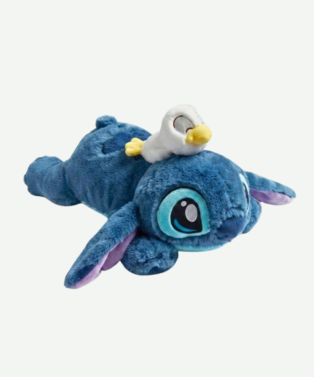 Peluche Stitch Acostado con Pato 65cm