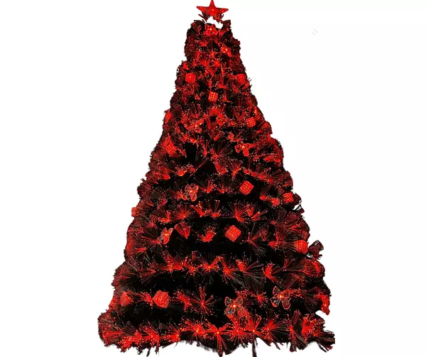 Árbol Fibra Optica 5 Colores