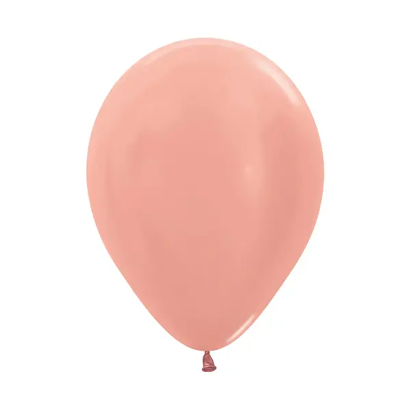 Globo Sempertex Metal Dorado Rosa