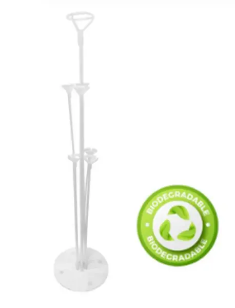 Base De Globo Transparente X7 Biodegradable
