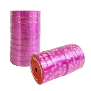 Cinta Decorativa Estampada Fucsia