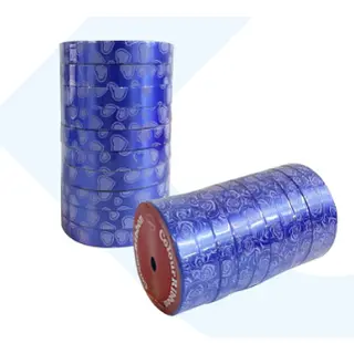 Cinta Decorativa Estampada Azul Oscuro