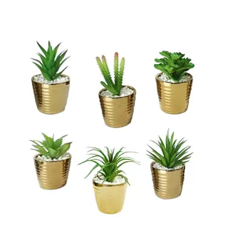 Florero Decorativo Dorado