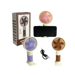 Mini Ventilador Portatil Recargable 1velocidad